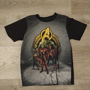 Marvel Avengers Graphic Tee T-Shirt - Hulk Iron Man Thor